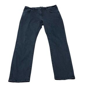 LVPL by Liverpool Relaxed Straight Black Jeans Men's 34x28 Stretch‎